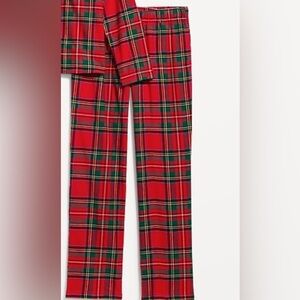Women’s Red Plaid Flannel Pajama 4x